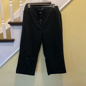 LOFT Black Wide Leg Pants